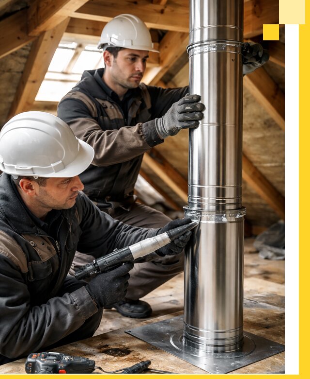 Монтаж дымоходов для каминов в Шуе с гарантией качества