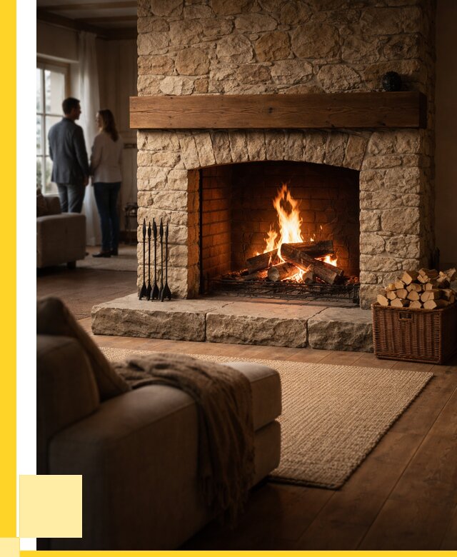 Открытые камины под ключ в Шуе от 154200 р. ЭриданШуя