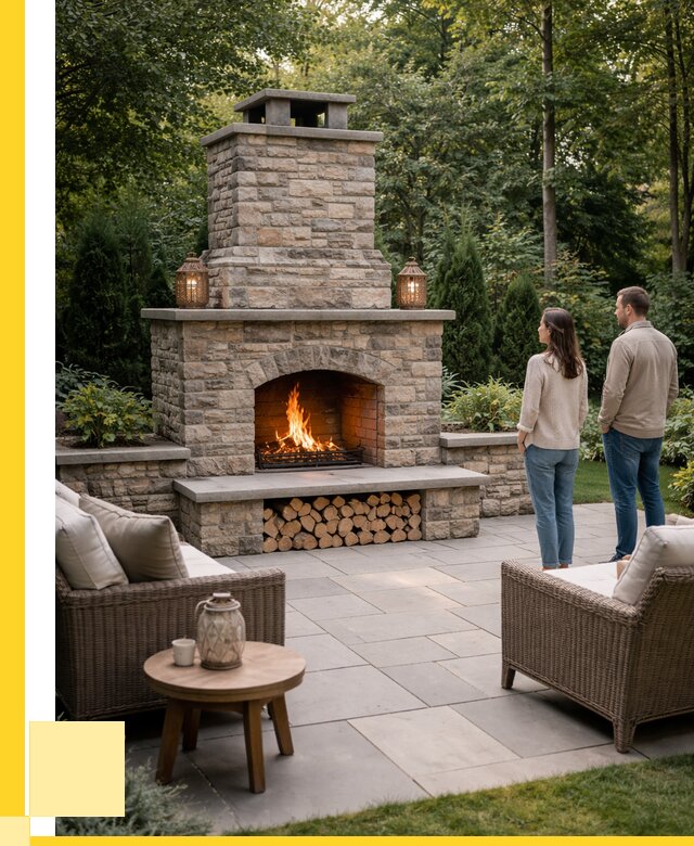 Уличные камины из кирпича в Шуе от 154200 р. | ЭриданШуя