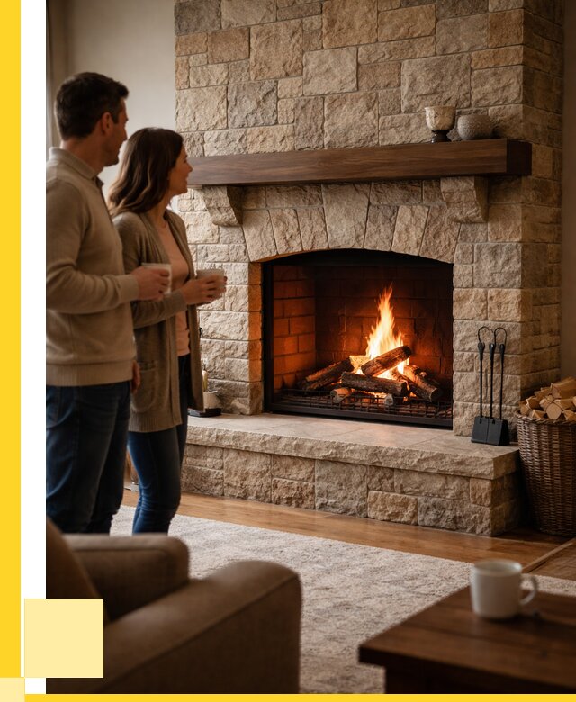 Каменные камины на заказ в Шуе от 185040 р. | ЭриданШуя