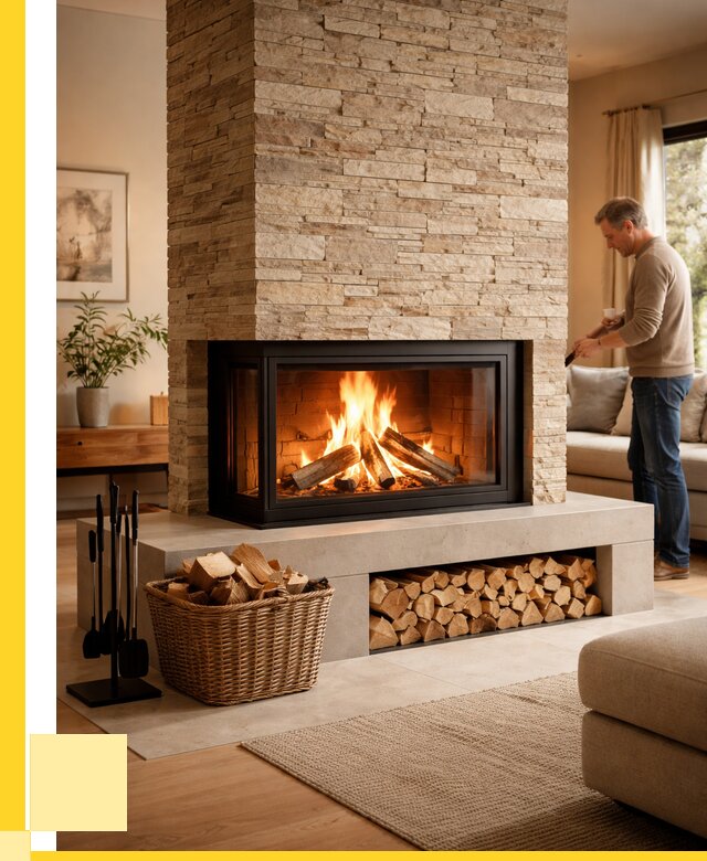 Дровяной камин под ключ в Шуе от 205600 р. | ЭриданШуя