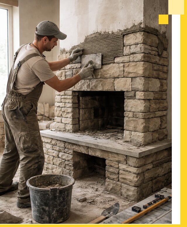 Строительство каминов под ключ в Шуе от проектирования до монтажа