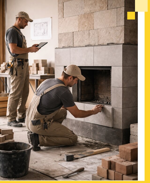 Индивидуальные проекты каминов и каминных систем в Шуе