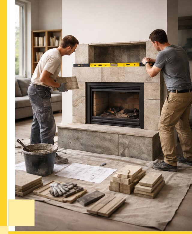 Монтаж каминов и установка в Шуе от 46260 р. | ЭриданШуя