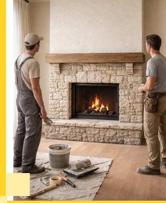 Отделка каминов в Шуе от 6682 р. под ключ | ЭриданШуя