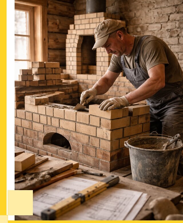 Кладка печей из кирпича в Шуе цены от 30840 р. - ЭриданШуя