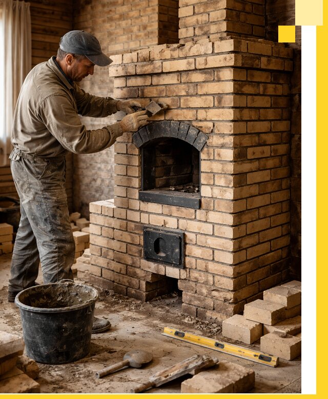 Кирпичные печи под ключ в Шуе: проектирование и кладка