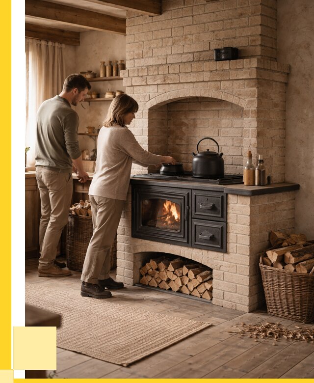 Печи с плитой в Шуе от 46260 р. | ЭриданШуя — кирпичная печь