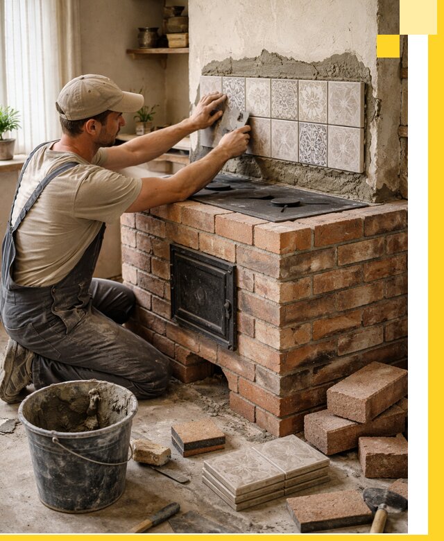 Печи с плитой на заказ монтаж гарантия и сервис в Шуе