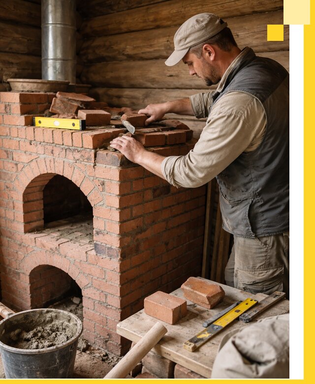 Изготовление и установка русских печей в Шуе под ключ