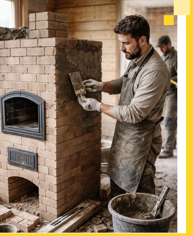 Изготовление и установка печей-шведок под ключ в Шуе