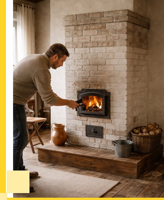 Печь голландка из кирпича в Шуе от 87380 р. | ЭриданШуя