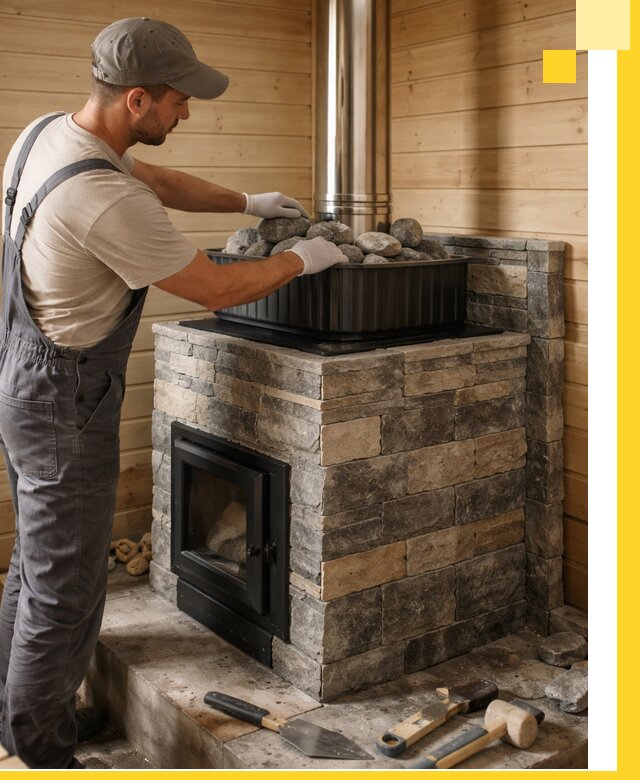 Печи для парной в Шуе, производство, монтаж и обслуживание