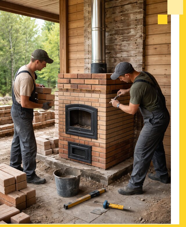Производство и установка дачных печей под ключ в Шуе