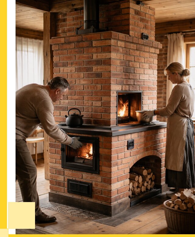 Печи для загородного дома под ключ в Шуе от 82240 р. | ЭриданШуя