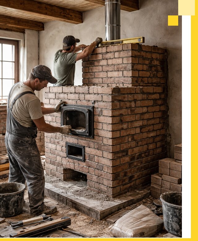 Печи для загородного дома под ключ в Шуе — монтаж и сервис