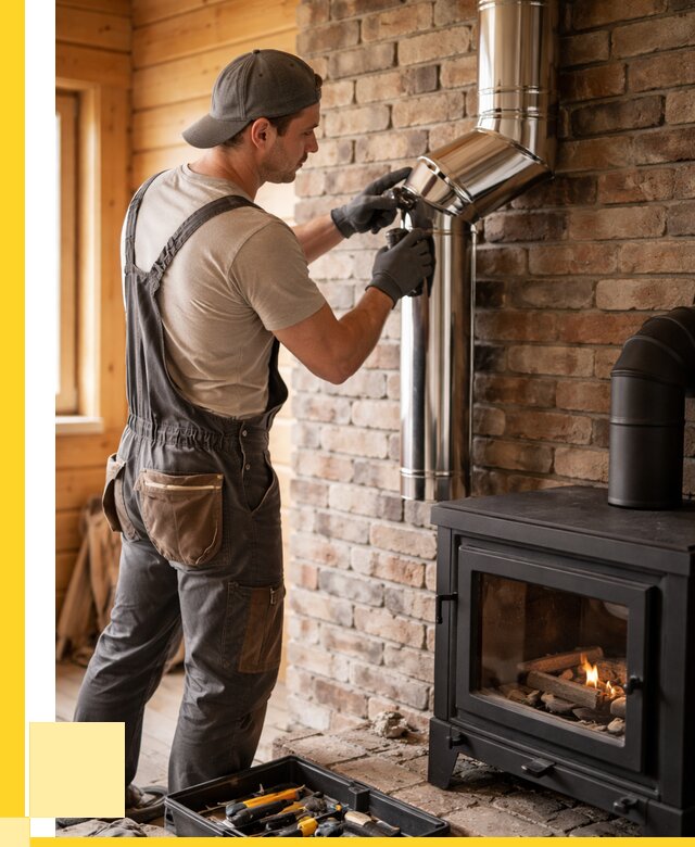 Монтаж дымоходов для печей в Шуе от 7710 р. | ЭриданШуя