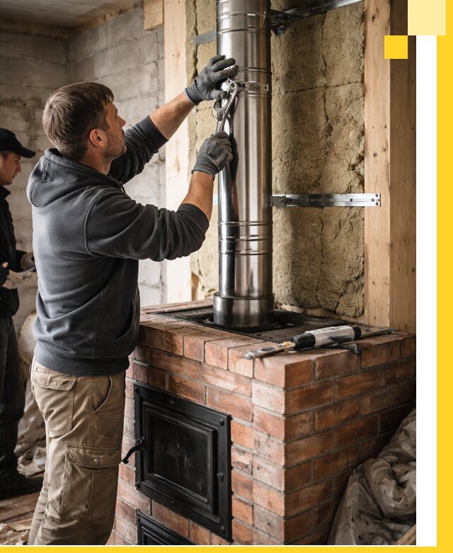 Изготовление и монтаж печей и дымоходов под ключ в Шуе