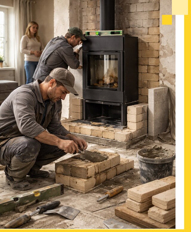 Печи и камины под ключ: проект, установка в Шуе