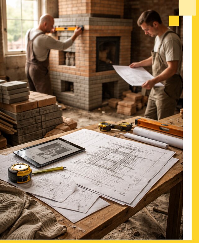 Проекты печей и каминов с индивидуальным дизайном в Шуе