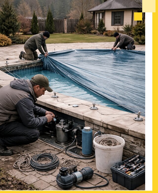 Консервация бассейнов в Шуе: подготовка к длительному хранению