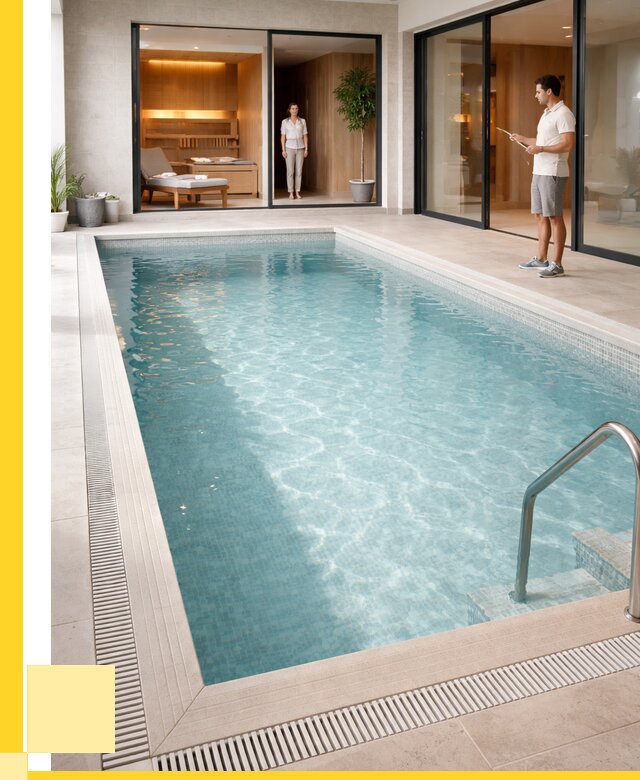 Отделка бассейна пленкой ПВХ в Шуе от 3598 р. - ЭриданШуя