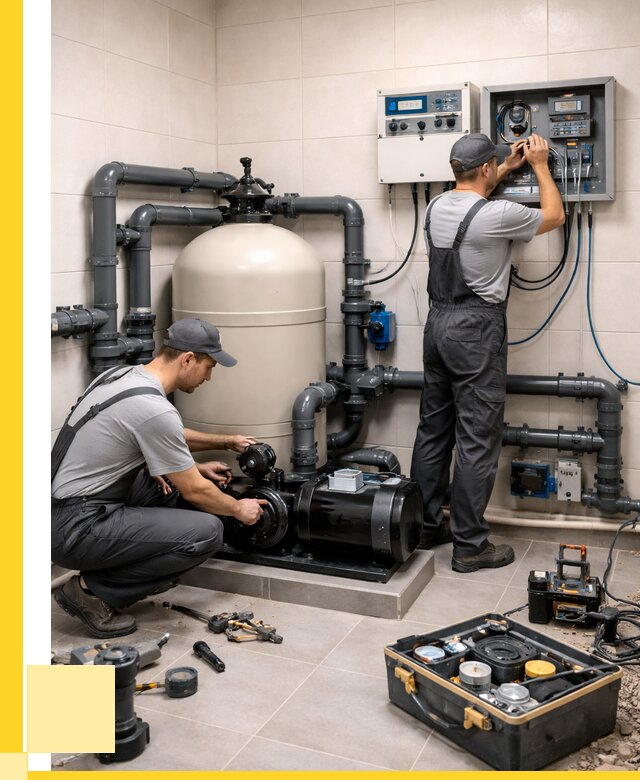 Монтаж оборудования для бассейнов в Шуе от 41120 р. | ЭриданШуя