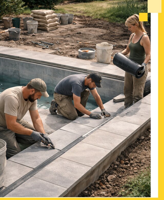 Строительство и монтаж уличных бассейнов под ключ в Шуе