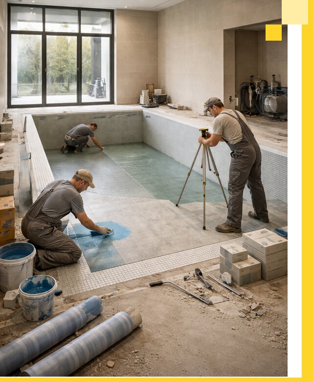 Проект и строительство закрытых бассейнов в Шуе под ключ