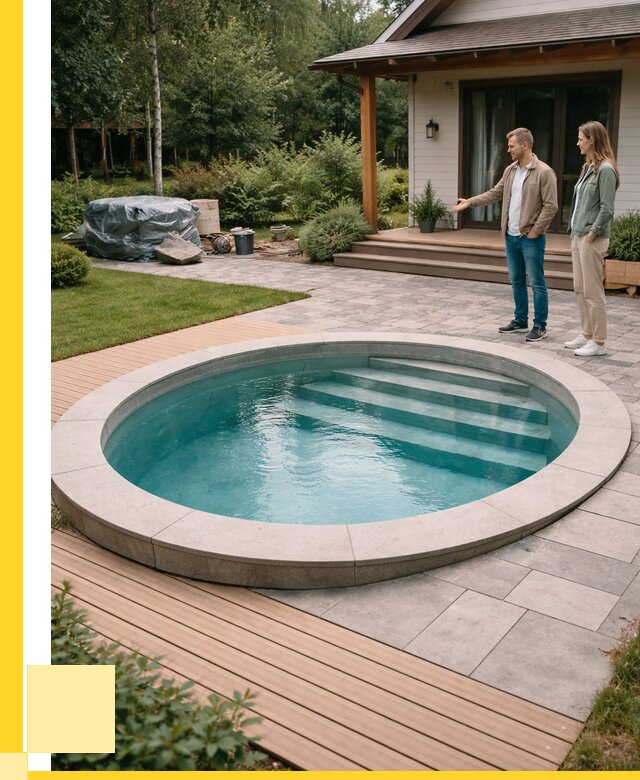 Бассейн на даче под ключ в Шуе от 205600 р., ЭриданШуя