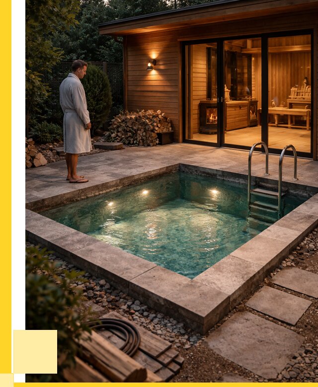 Бани с бассейном под ключ в Шуе от 97660 р. | ЭриданШуя