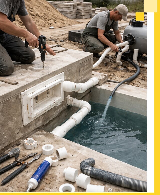 Строительство скиммерных бассейнов под ключ в Шуе