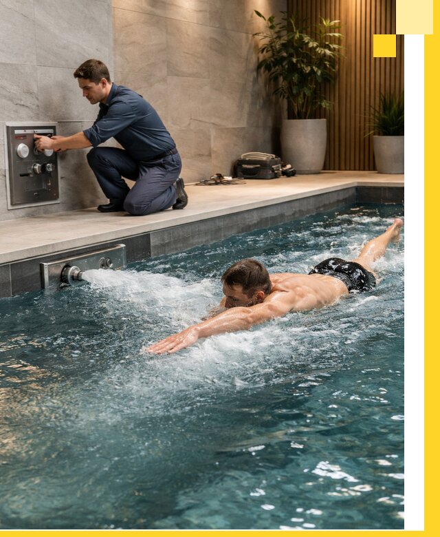 Проектирование и монтаж бассейнов с противотоком в Шуе