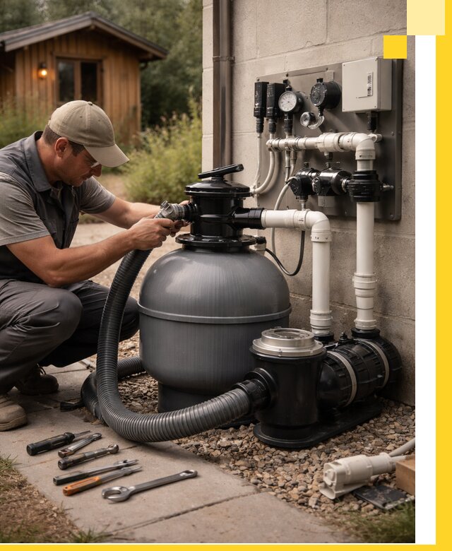 Продажа и монтаж фильтров и насосов для бассейнов в Шуе