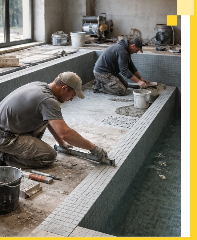 Строительство бассейна в частном доме в Шуе под ключ