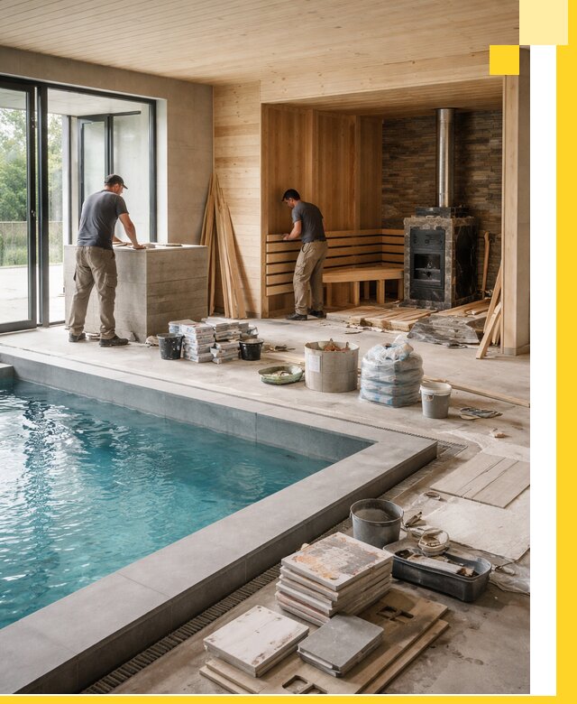 Проектирование и строительство бань с бассейном в Шуе