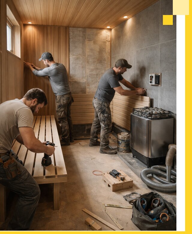 Сауны под ключ в Шуе, проектирование, строительство, отделка