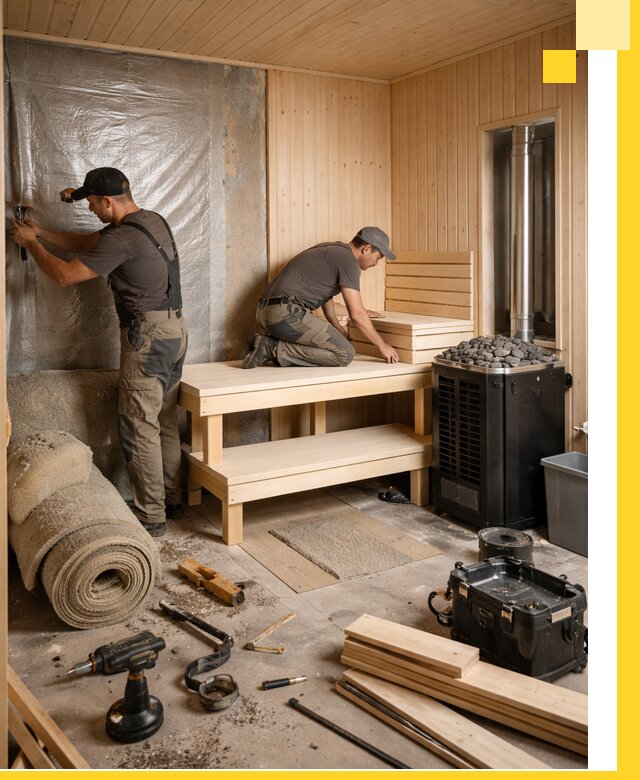 Проекты саун под ключ в Шуе дизайн и строительство