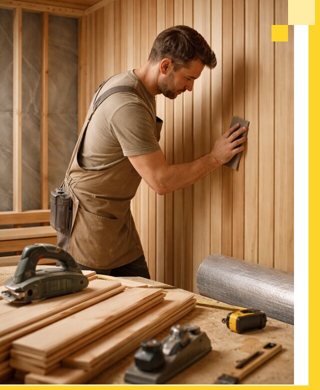 Профессиональная отделка саун и парных под ключ в Шуе