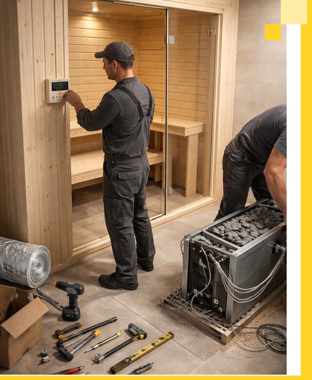 Поставка, установка и монтаж электрических саун в Шуе