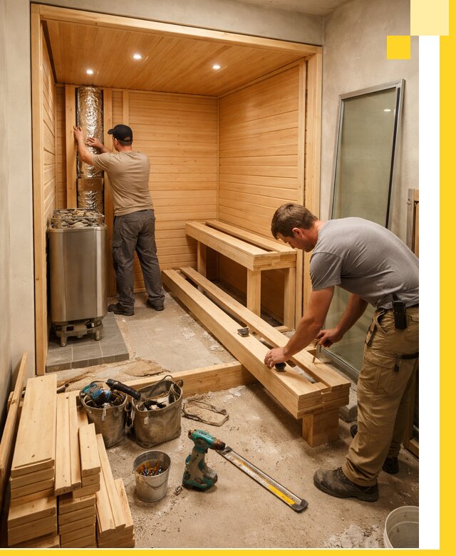 Проектирование и установка домашних саун под ключ в Шуе