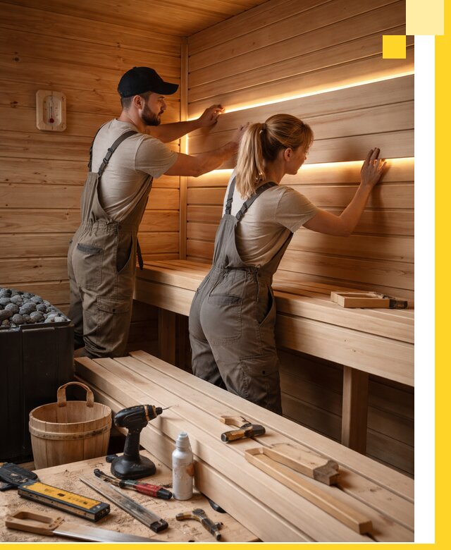 Дизайн саун и бань под ключ с индивидуальным проектом в Шуе