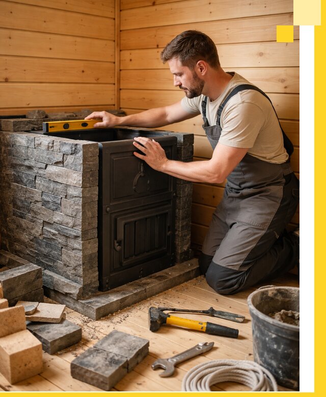 Производство и установка печей для саун под ключ в Шуе