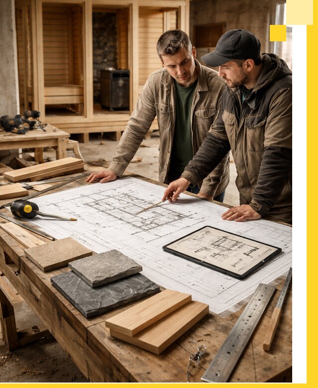 Проекты бань под ключ и планы строительства в Шуе