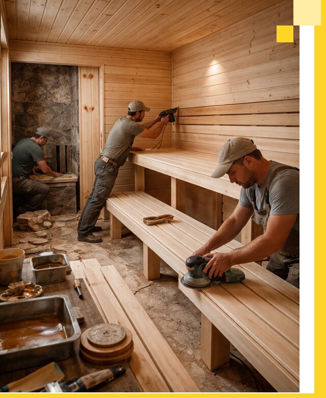 Профессиональная отделка бань в Шуе под ключ, с гарантией