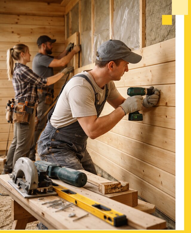 Обшивка бань под ключ в Шуе: отделка стен и потолков