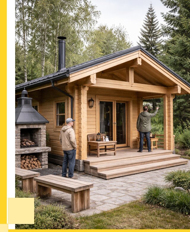 Деревянные бани под ключ в Шуе от 462600 р. | ЭриданШуя