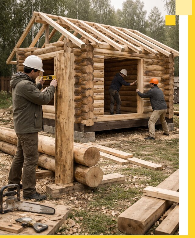 Строительство бань для дачи под ключ в Шуе с доставкой и монтажом