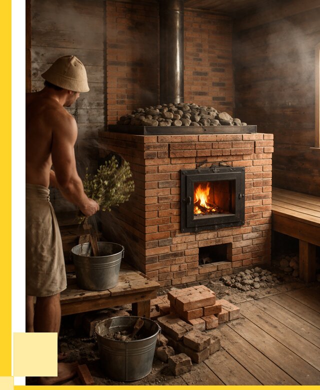 Кирпичные банные печи в Шуе от 92520 р. | ЭриданШуя