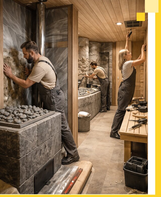 Строительство бань и SPA процедур в Шуе под ключ и отделкой